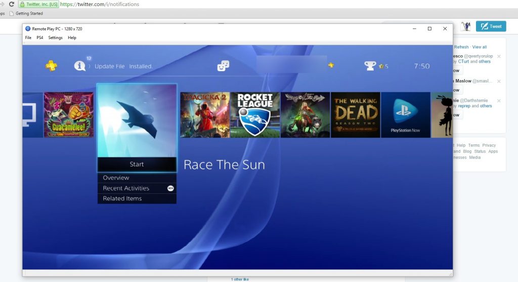 ps4 operating system download for mac
